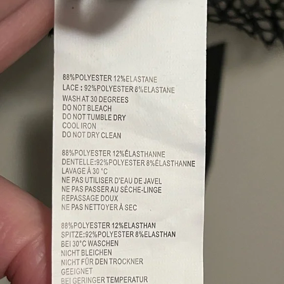 Nasty Gal Lace Up Detail Longline Bralette NWT - Picture 7 of 10